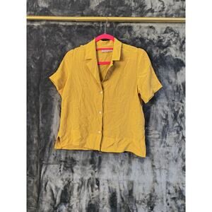 Everlane Marigold Cropped Blouse size 0